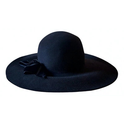 Pre-owned Lanvin Black Wool Hat