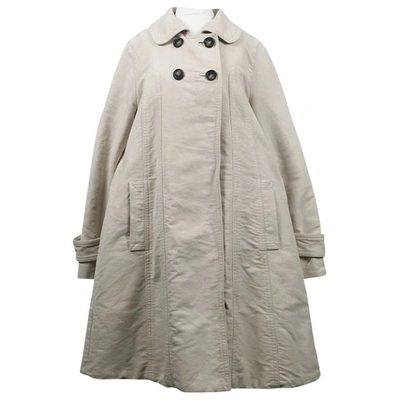 Pre-owned Marc Jacobs Beige Cotton Trench Coat