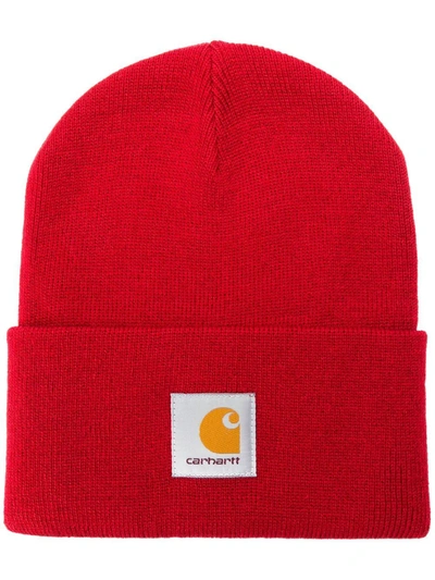 Shop Carhartt Men's Red Acrylic Hat