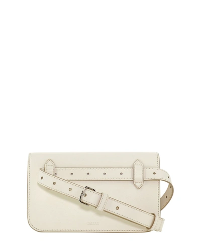 Shop Bally Women's White Leather Belt Bag