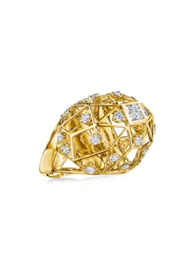 Shop Hueb Women's Estelar 18k Yellow Gold & Diamond Ring