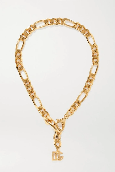 Shop Dolce & Gabbana Gold-tone Necklace