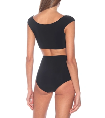 Shop Karla Colletto Basics Bikini Top In Black