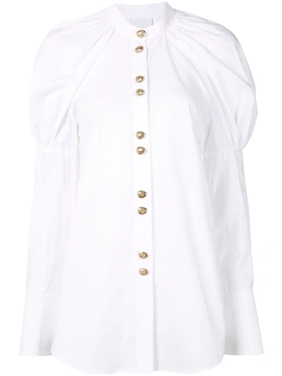 Shop Acler Culiford Long-sleeved Shirt In White