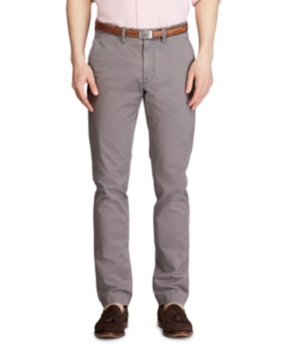 Shop Polo Ralph Lauren Men's Slim-fit Stretch Chino Pants In Norfolk Grey