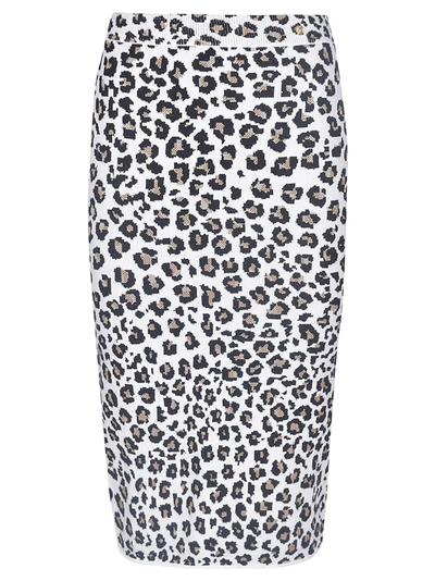 Shop Versace All-over Printed Skirt