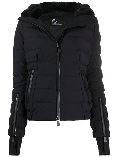 Shop Moncler Black Chena Down Jacket