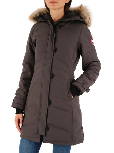 Shop Canada Goose Gray Lorette Parka In Grey