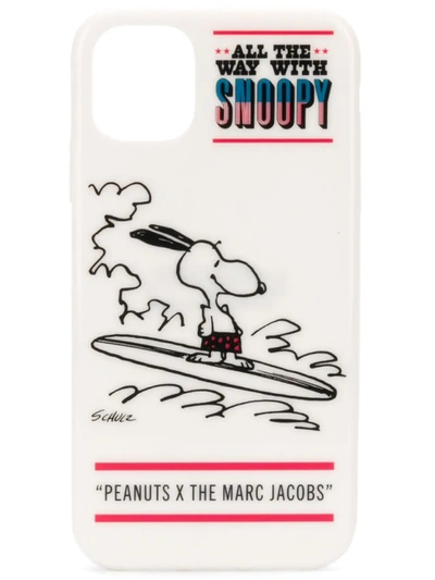 Shop Marc Jacobs Snoopy Iphone 11 Case In White