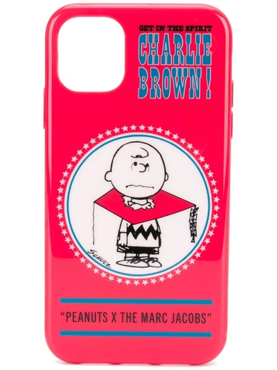 Shop Marc Jacobs Charlie Brown Iphone11 Case In Red