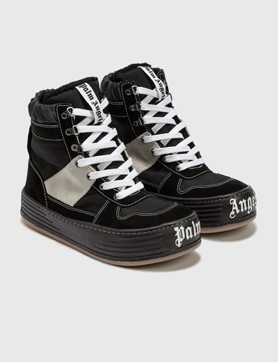 Shop Palm Angels Snow High Top Sneaker In Black