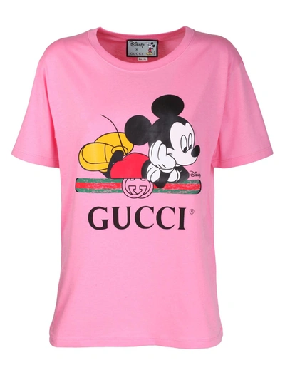 Shop Gucci T-shirt In Pink