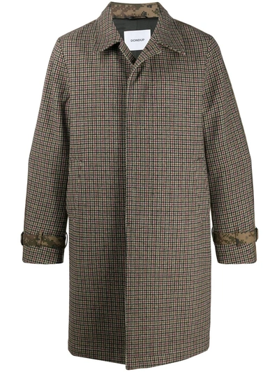 Shop Dondup Two-style Single-breasted Coat In Green