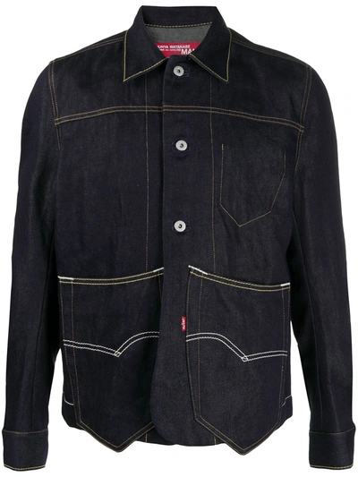 Shop Junya Watanabe X Levis Denim Jacket In Blue