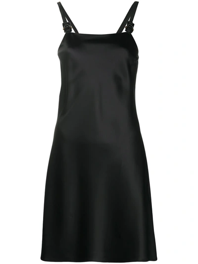 Shop Alyx Satin Slip Dress In Black