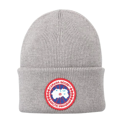 Shop Canada Goose Arctic Hat In Heather Grey