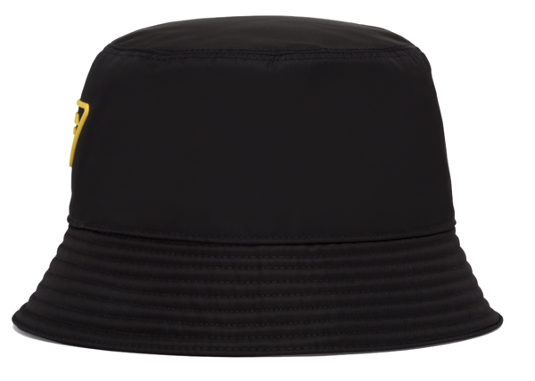 yellow prada bucket hat