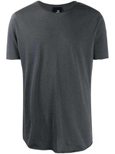 Shop Thom Krom Short-sleeve Fitted T-shirt In Grey