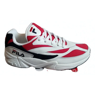 Pre-owned Fila Red Cloth Trainers