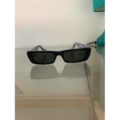 Pre-owned Gucci Black Plastic Sunglasses