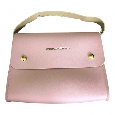 Pre-owned Piquadro Pink Leather Clutch Bag