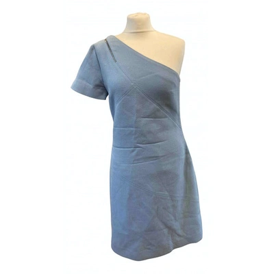 Pre-owned Michael Kors Blue Wool Dress