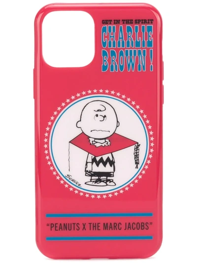 Shop Marc Jacobs X Peanuts Americana Phone 11 Pro Case In Red