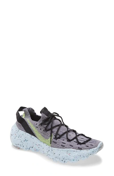 Shop Nike Space Hippie 04 Sneaker In Grey/ Volt/ Black/ Smoke Grey