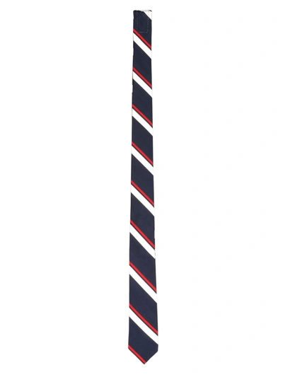 Shop Thom Browne Classic Tie In Bold Rep In Blue