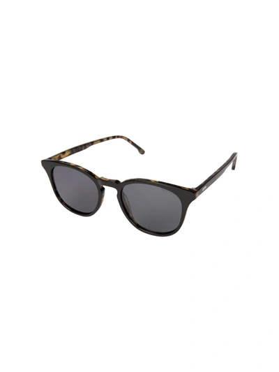 Shop Komono Beaumont Sunglasses In Black/tortoise
