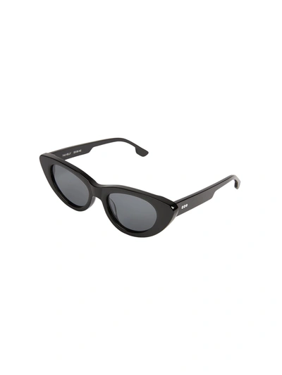 Shop Komono Kelly Sunglasses In All Black