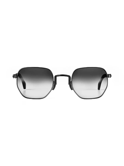 Shop Movitra Tytus Quadro Black Sunglasses