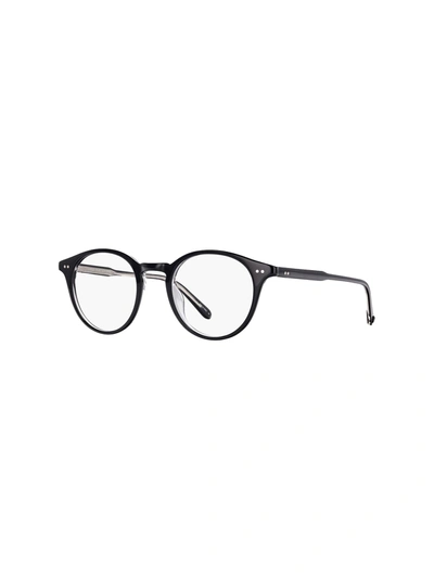 Shop Garrett Leight 1047/45 Clune Eyewear In Bklcy Black Laminate Crys