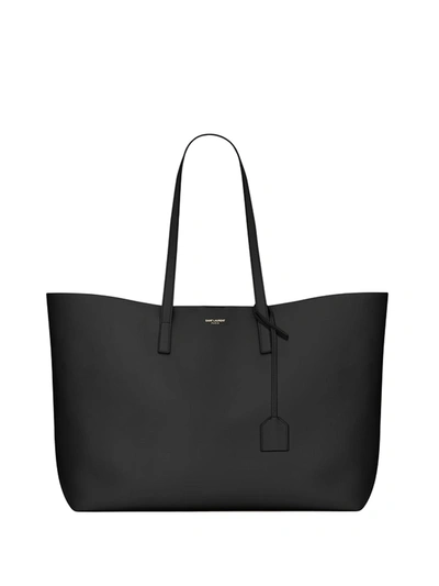 Shop Saint Laurent Shopping Tote Bag In Black