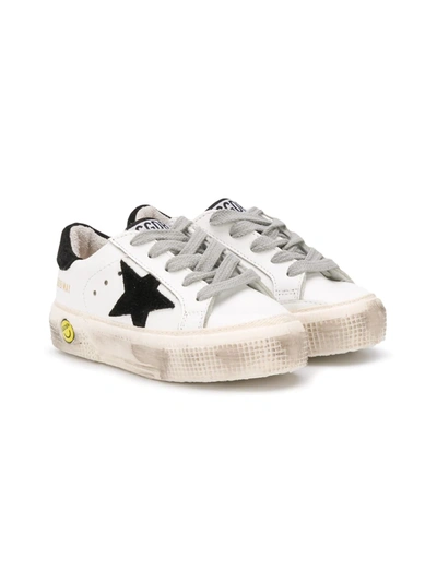 Shop Golden Goose May Low-top Trainers In White