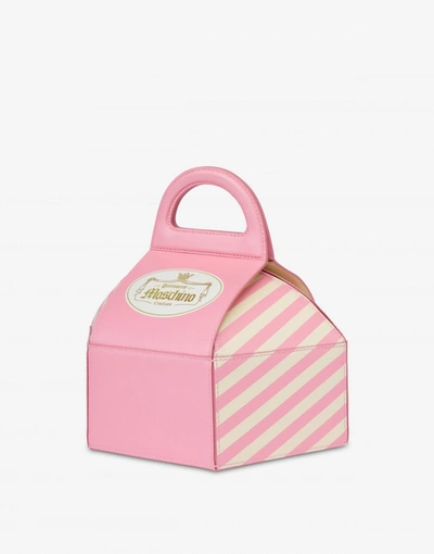 Shop Moschino Cake Box Bag In Pink