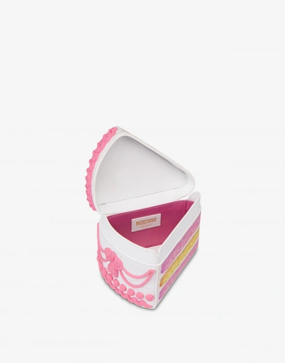 Shop Moschino Piece Of Cake Bag In Pink