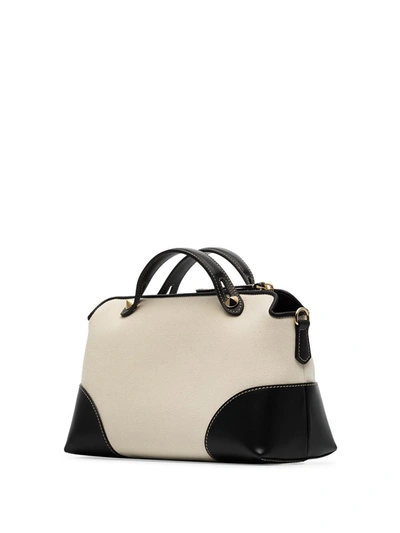 Shop Fendi By The Way Leather Boston Bag In Black