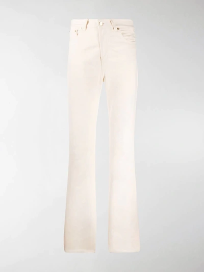 Shop Jacquemus Relaxed Straight-leg Jeans In Neutrals