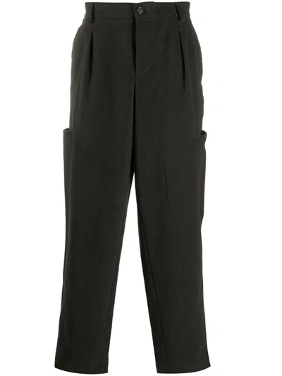 Shop Jacquemus Loose Fit Trousers In Grey
