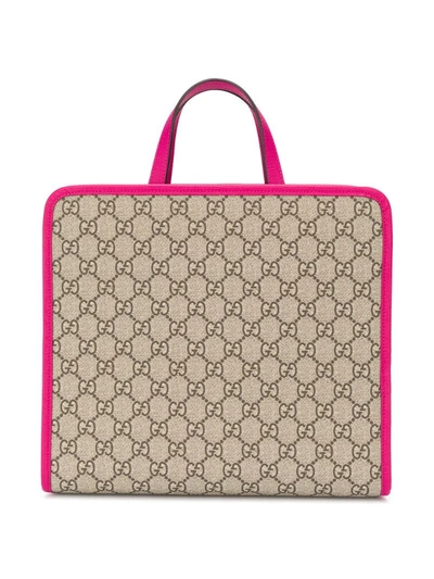 Shop Gucci Gg Punk Print Tote Bag In Pink