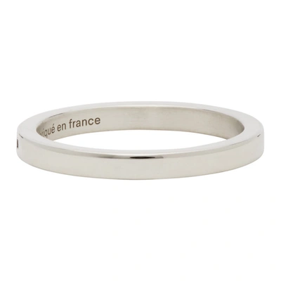 Shop Le Gramme Silver Polished 'le 3 Grammes' Ribbon Ring