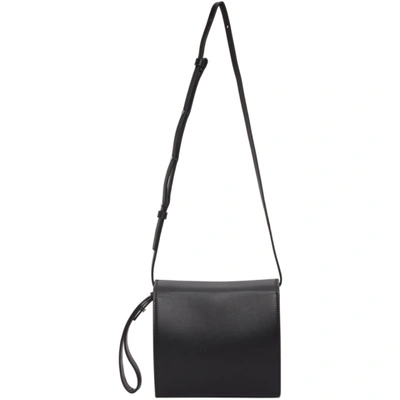 Shop Aesther Ekme Black Square Pouch In 101 Black