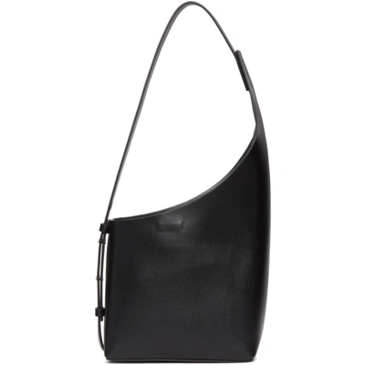 Demi Lune Asymmetrical Mini Bucket Bag