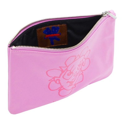 Shop Marc Jacobs Pink Heaven By  Crazy Daisy Pouch In Pink Multi