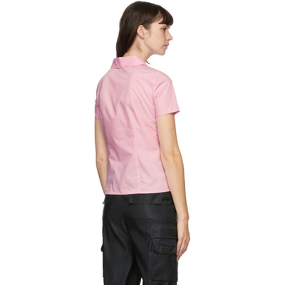 Shop Marc Jacobs Pink Heaven By  Tiny Teddy Collared Short Sleeve Shirt