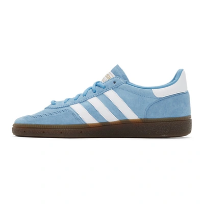 Shop Adidas Originals Blue Handball Spezial Sneakers In Blu/wht