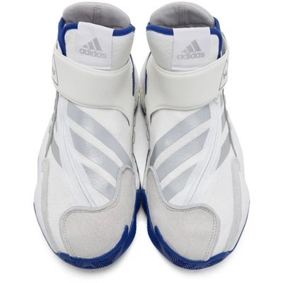 Shop Adidas Originals By Pharrell Williams Adidas Originals X Pharrell Williams White Crazy Byw Sneakers In Ftwrwhite