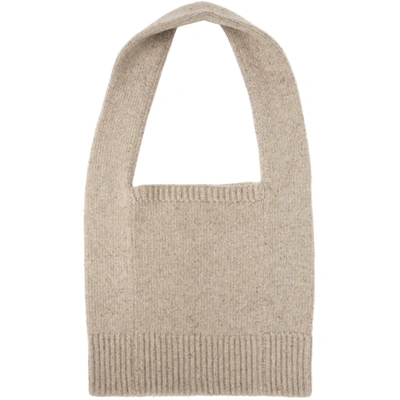 Shop Joseph Beige Tweed Knit Tote Bag In 0851 Blush
