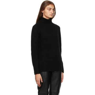 Shop Max Mara S  Black Mantova Turtleneck In 007 Black